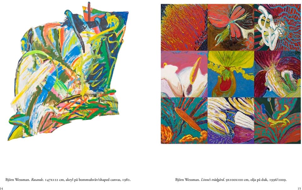 canvas, 1982. Björn Wessman.