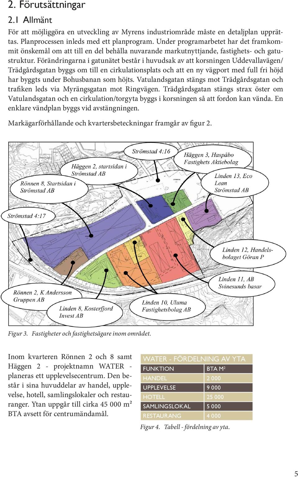 Förändringarna i gatunätet består i huvudsak av att korsningen / Trädgårdsgatan byggs om till en cirkulationsplats och att en ny vägport med full fri höjd har byggts under Bohusbanan som höjts.