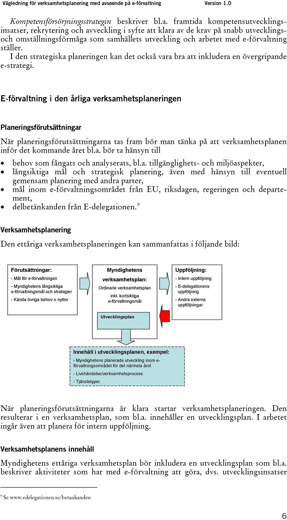 framtida kompetensutvecklingsinsatser, rekrytering och avveckling i syfte att klara av de krav på snabb utvecklingsoch omställningsförmåga som samhällets utveckling och arbetet med e-förvaltning