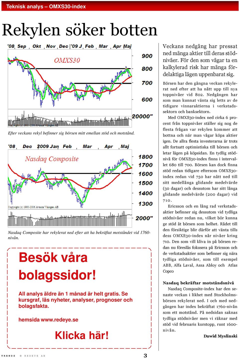 Nasdaq Composite har rekylerat ned efter att ha bekräftat motståndet vid 1760- nivån. Besök våra bolagssidor! All analys äldre än 1 månad är helt gratis.