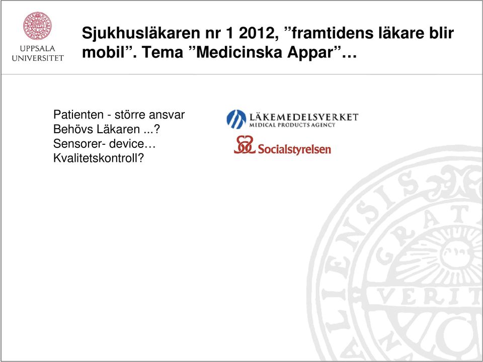 Tema Medicinska Appar Patienten -