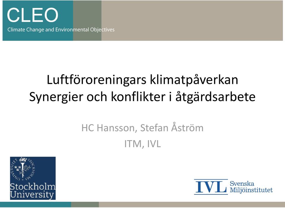 och konflikter i