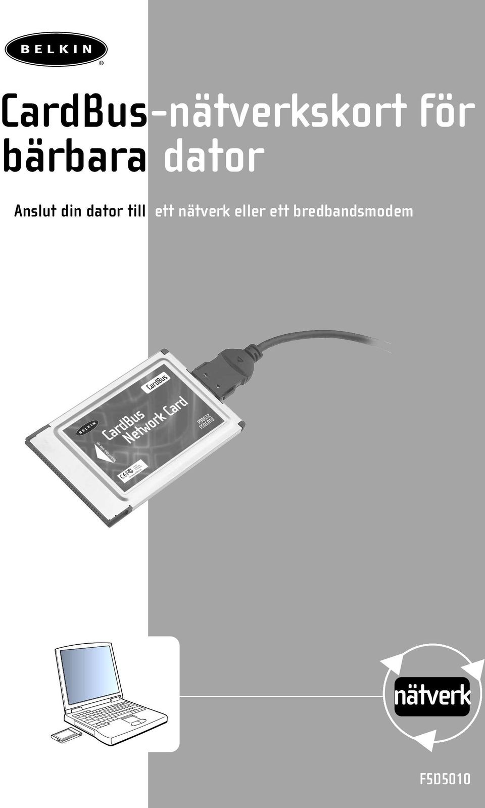 CardBus-nätverkskort för bärbara dator - PDF Gratis nedladdning