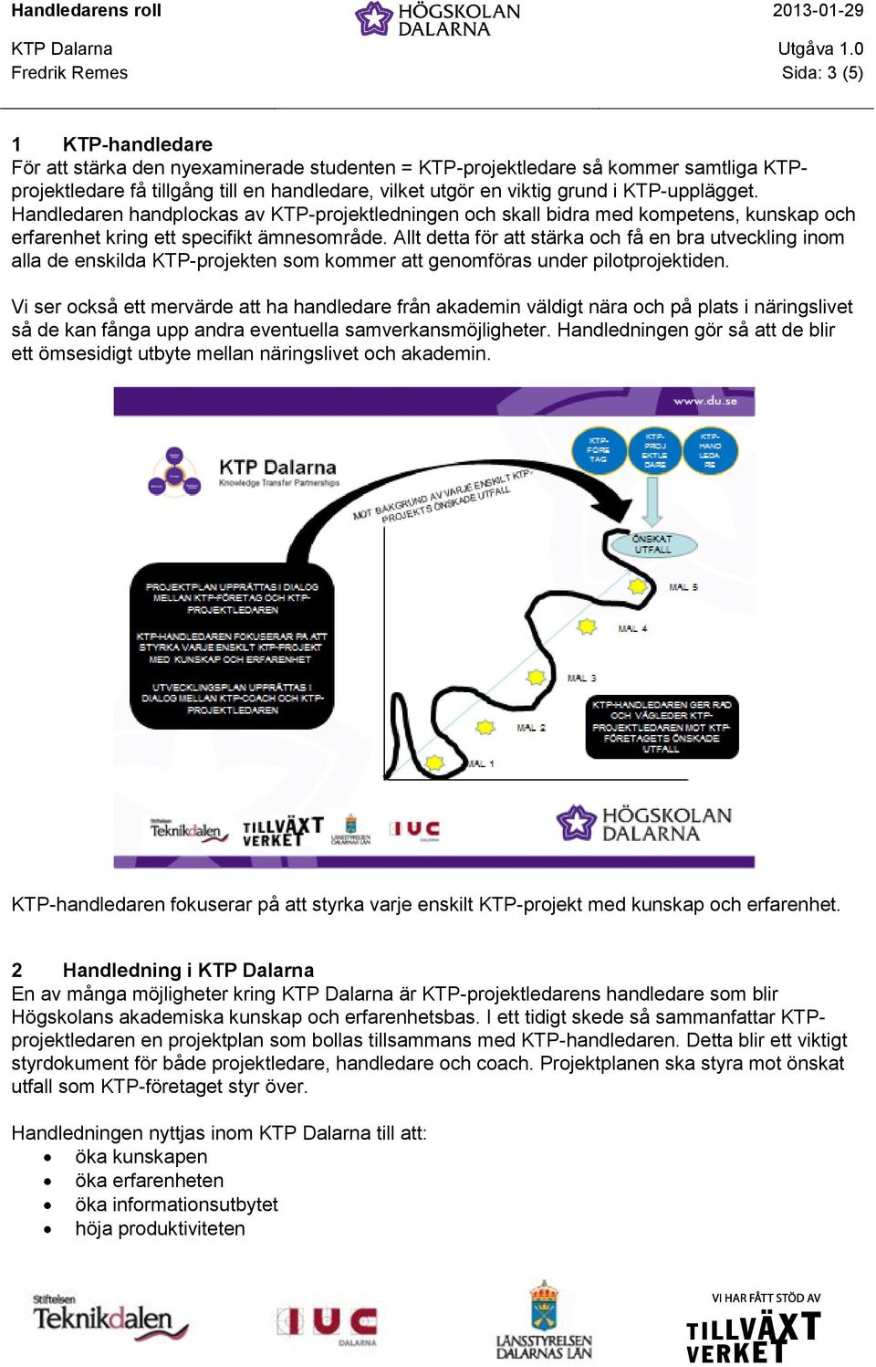 Allt detta för att stärka och få en bra utveckling inom alla de enskilda KTP-projekten som kommer att genomföras under pilotprojektiden.