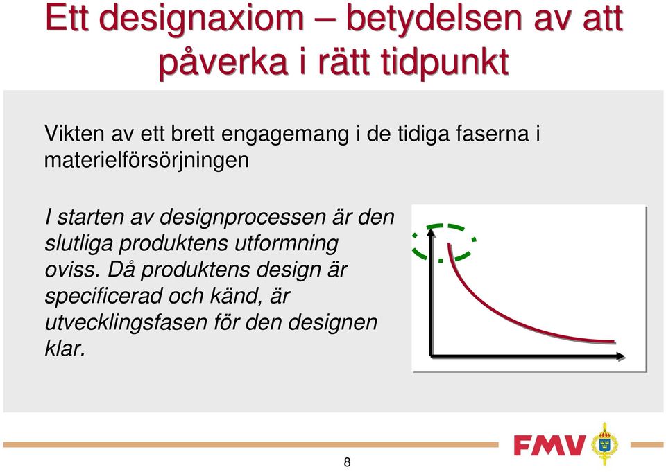 designprocessen är den slutliga produktens utformning oviss.