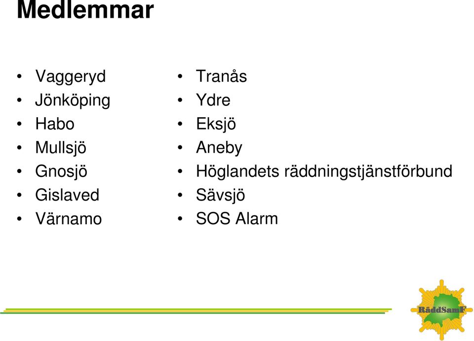 Tranås Ydre Eksjö Aneby Höglandets