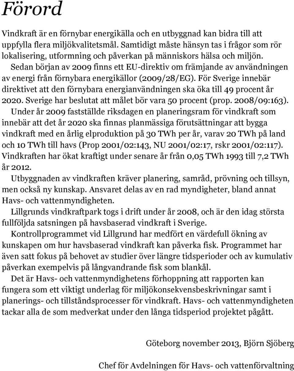 Sedan början av 2009 finns ett EU-direktiv om främjande av användningen av energi från förnybara energikällor (2009/28/EG).