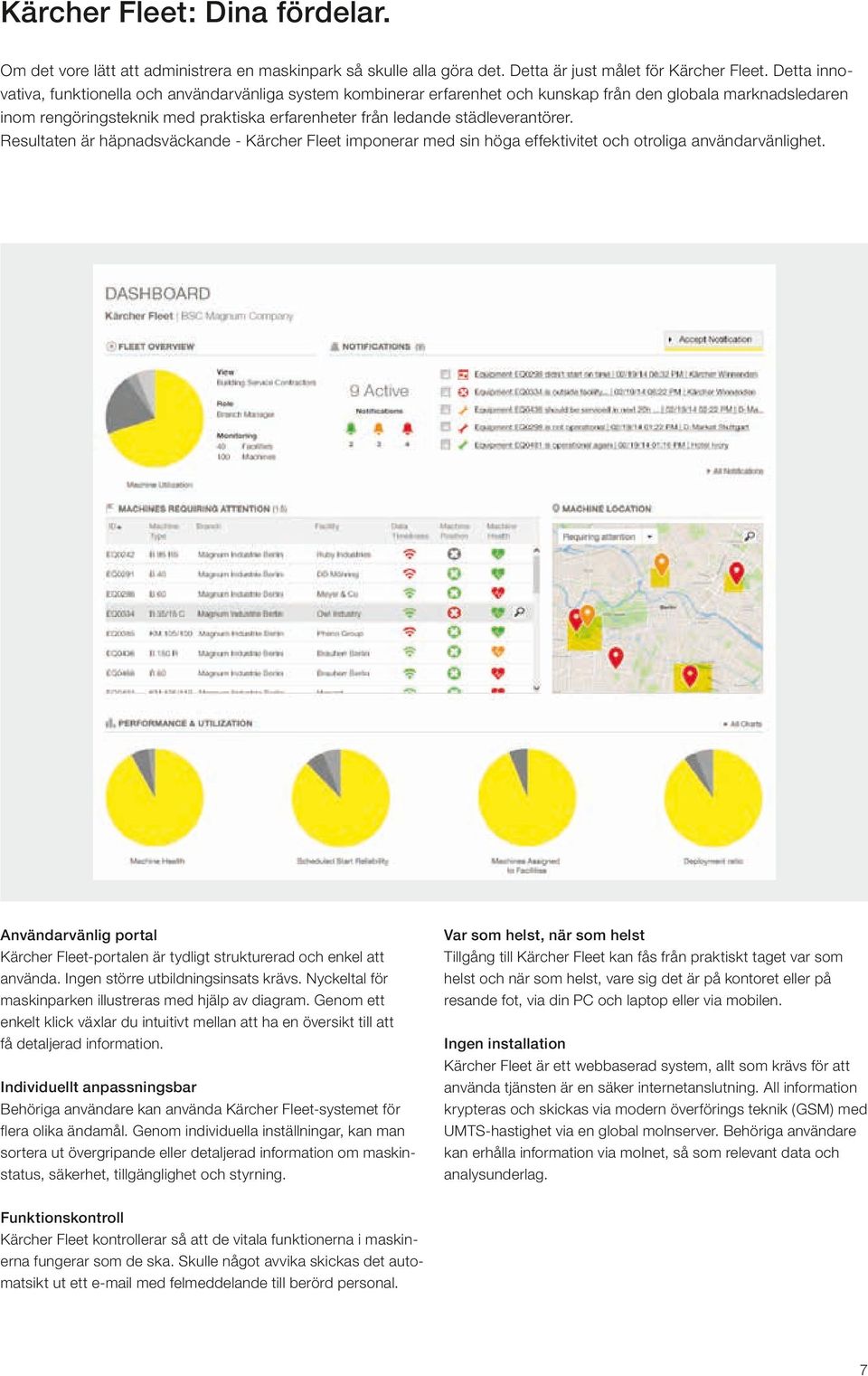 städleverantörer. Resultaten är häpnadsväckande - Kärcher Fleet imponerar med sin höga effektivitet och otroliga användarvänlighet.