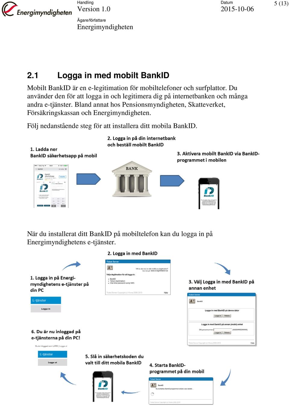 Du använder den för att logga in och legitimera dig på internetbanken och många andra e-tjänster.