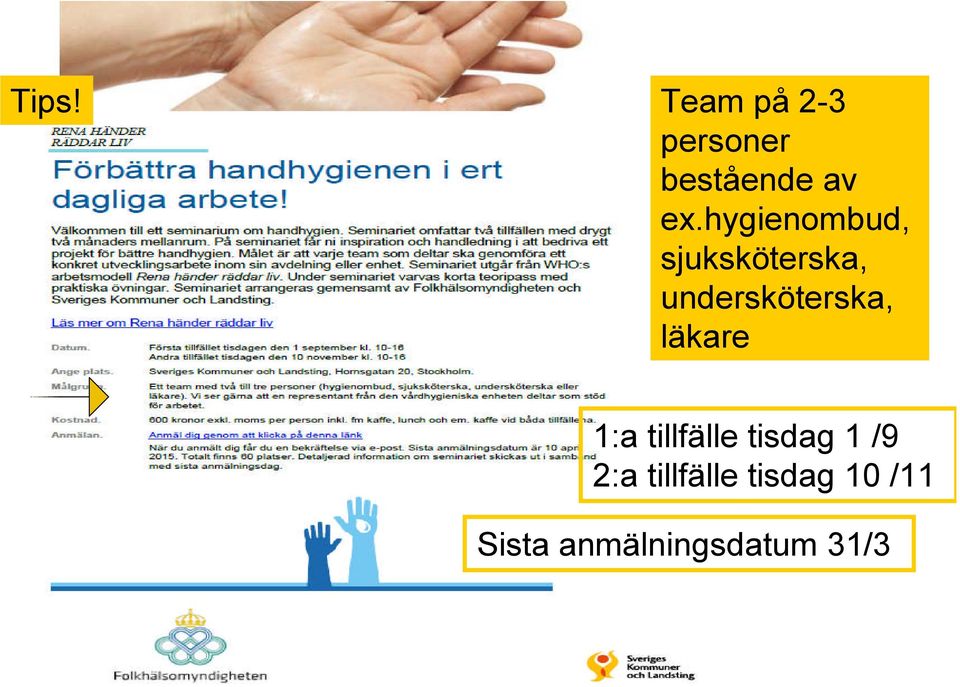läkare 1:a tillfälle tisdag 1 /9 2:a