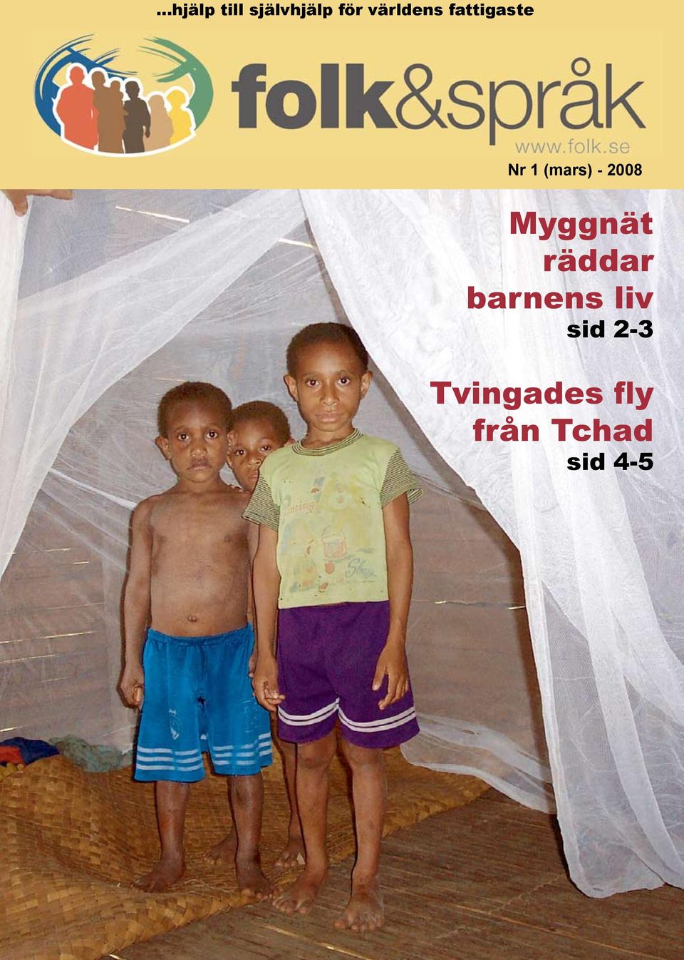 2008 Myggnät räddar barnens liv
