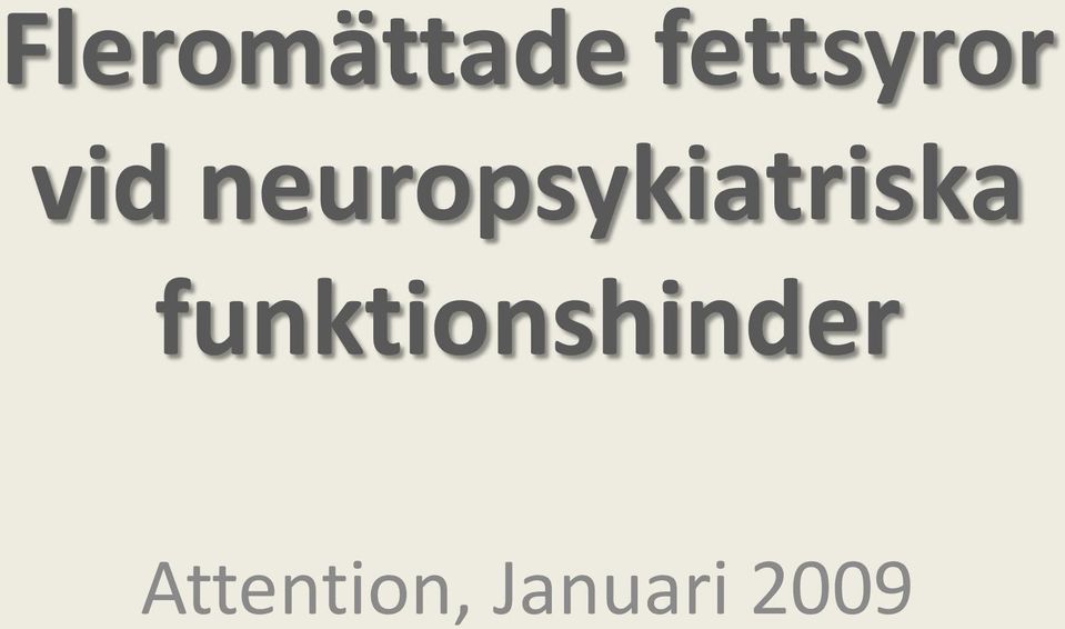 neuropsykiatriska