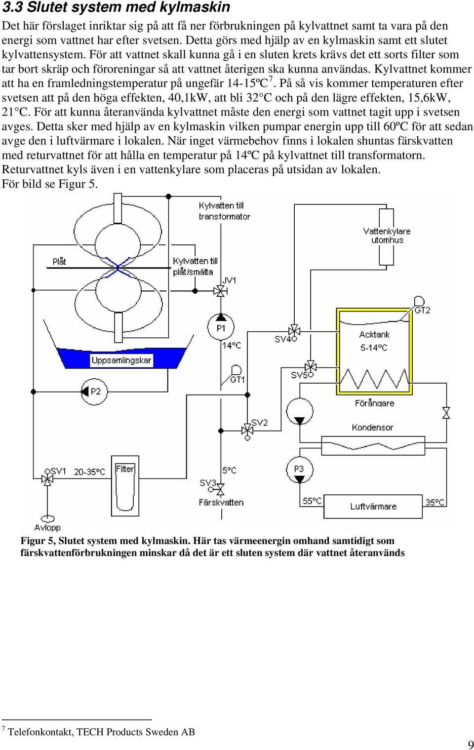 För att vattnet skall kunna gå en sluten krets krävs det ett sorts flter som tar bort skräp och förorenngar så att vattnet återgen ska kunna användas.