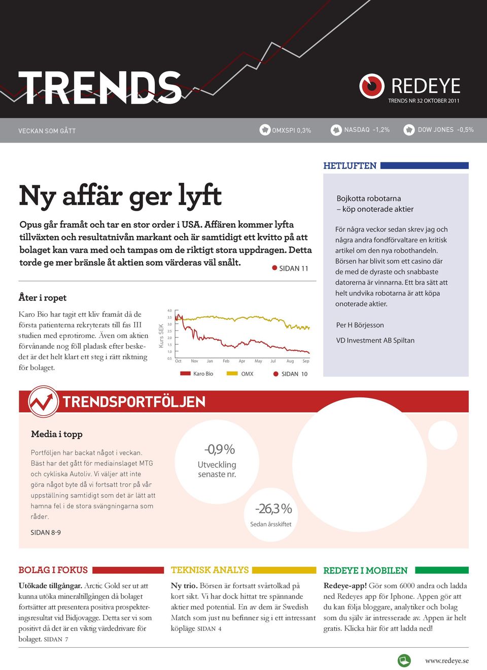 Detta torde ge mer bränsle åt aktien som värderas väl snålt. Åter i ropet Karo Bio har tagit ett kliv framåt då de första patienterna rekryterats till fas III studien med eprotirome.