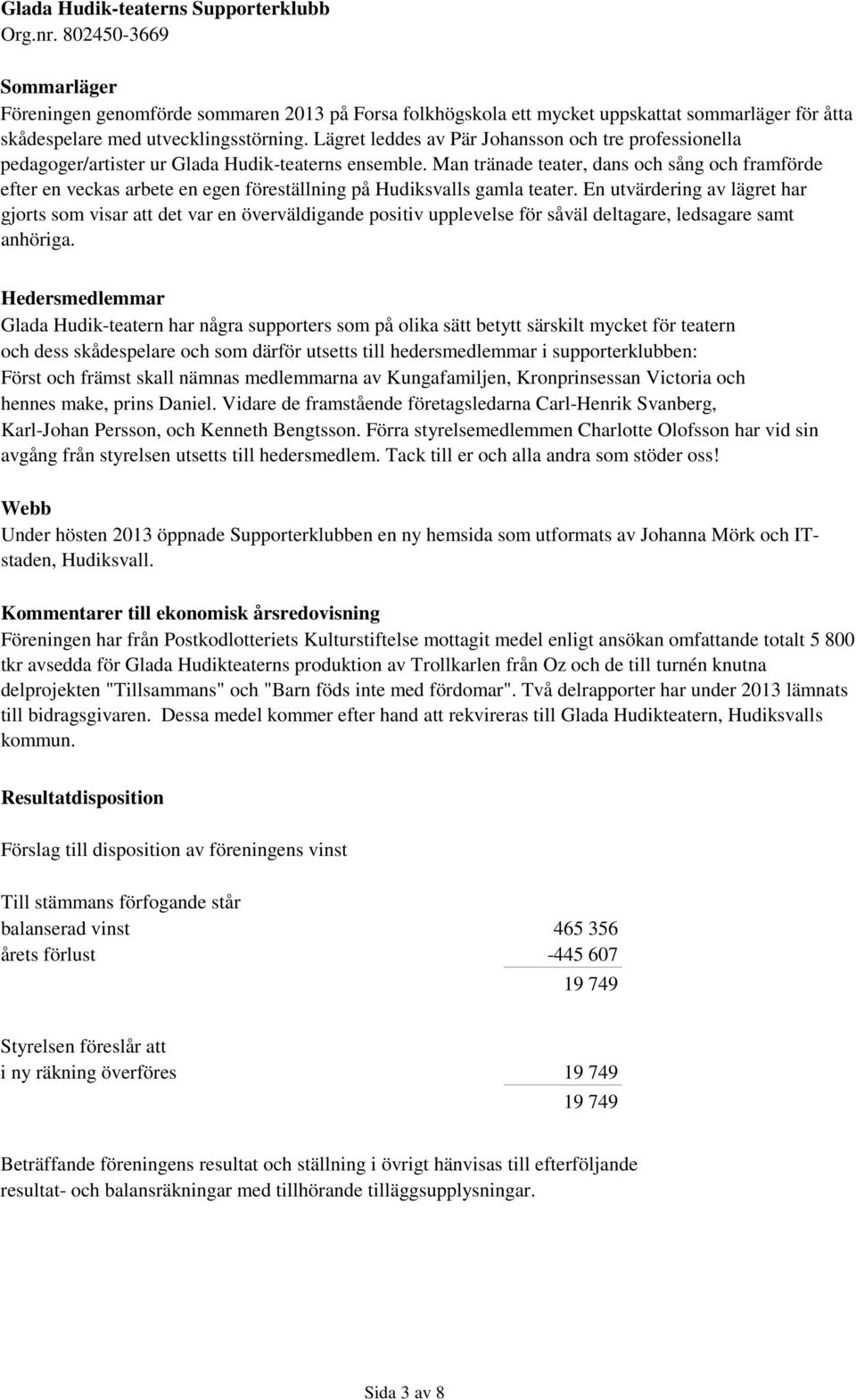 Man tränade teater, dans och sång och framförde efter en veckas arbete en egen föreställning på Hudiksvalls gamla teater.