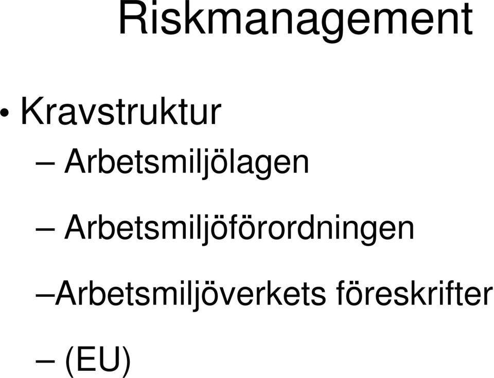 Arbetsmiljölagen