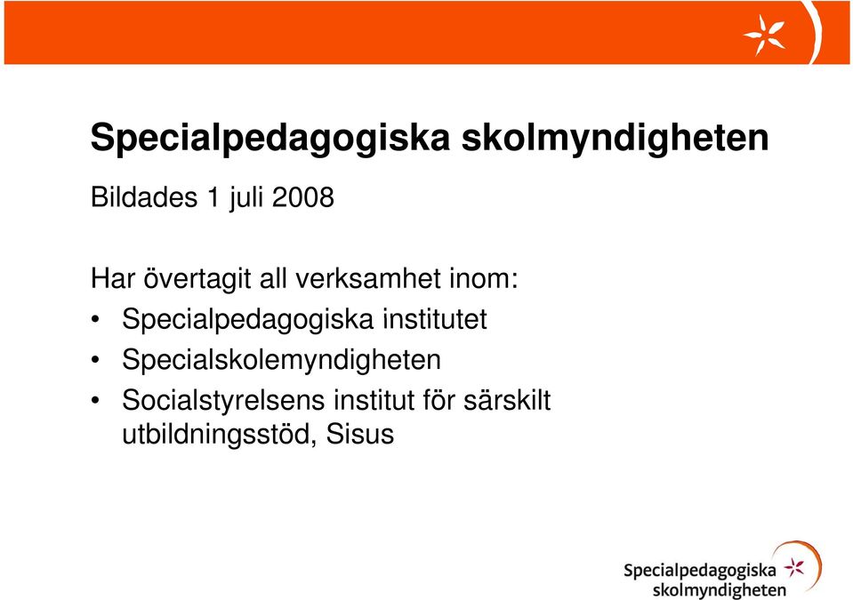 Specialpedagogiska institutet