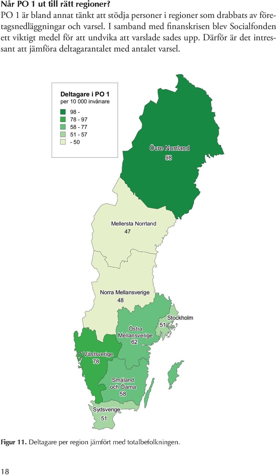 Därför är det intressant att jämföra deltagarantalet med antalet varsel.