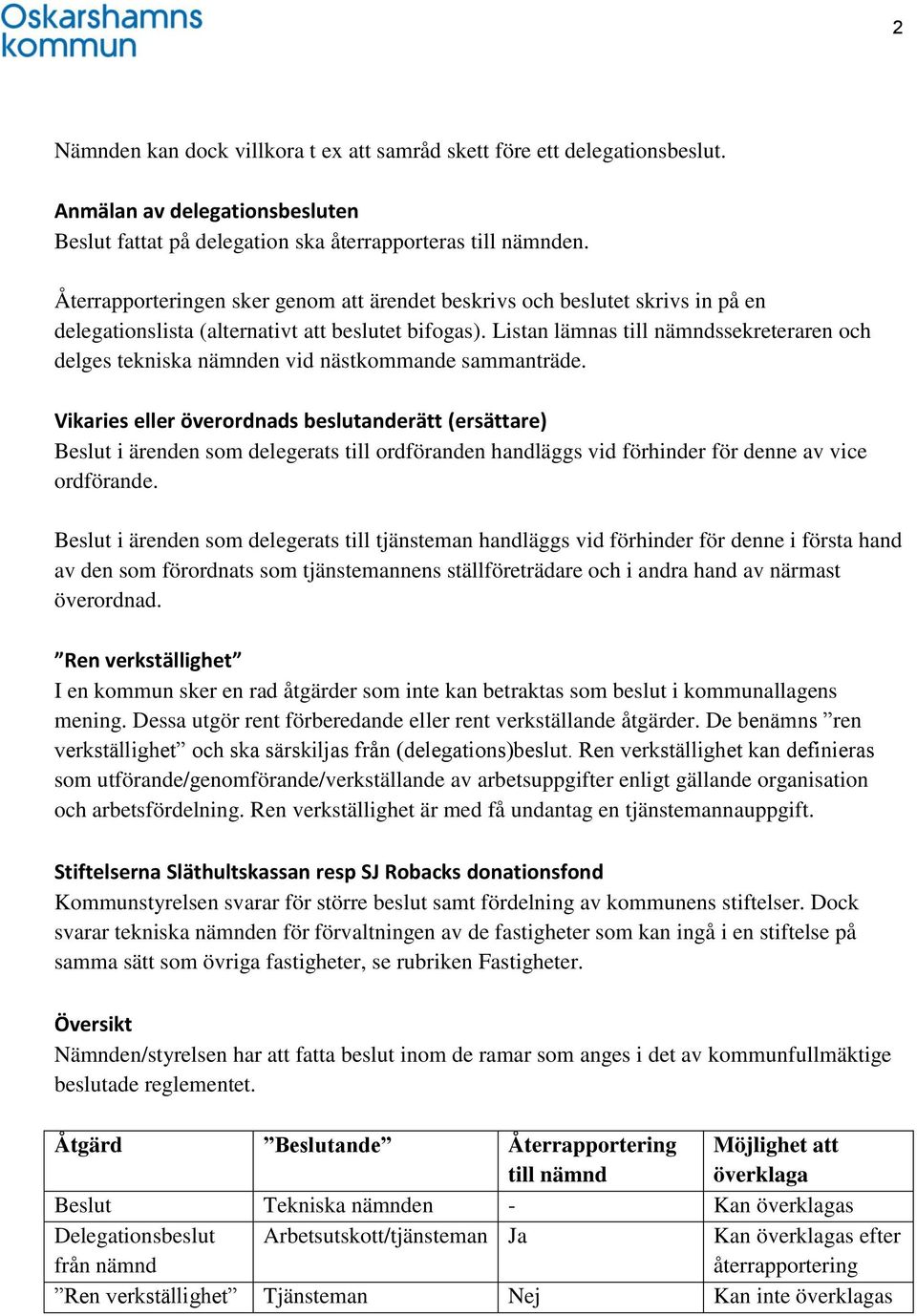 Listan lämnas till nämndssekreteraren och delges tekniska nämnden vid nästkommande sammanträde.