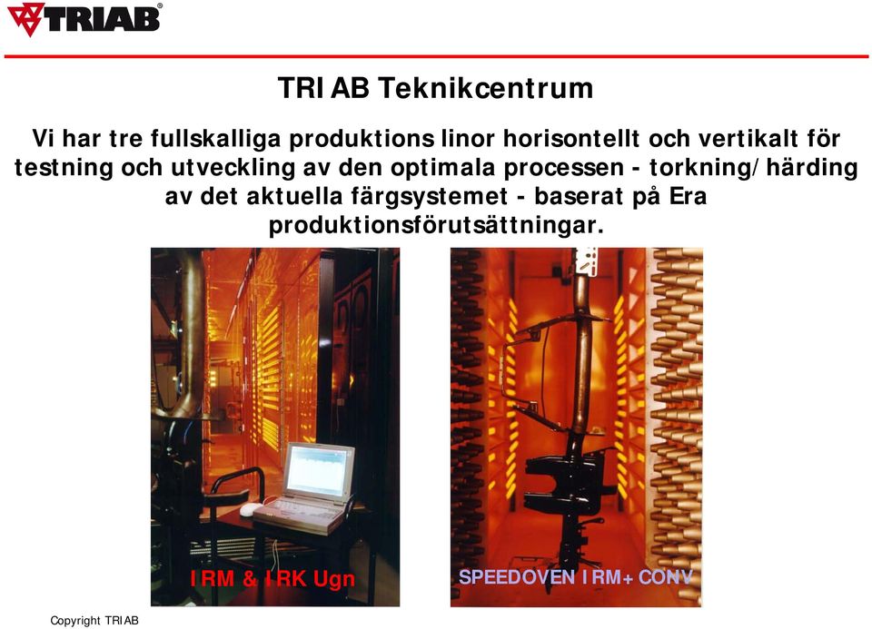 processen - torkning/härding av det aktuella färgsystemet - baserat på