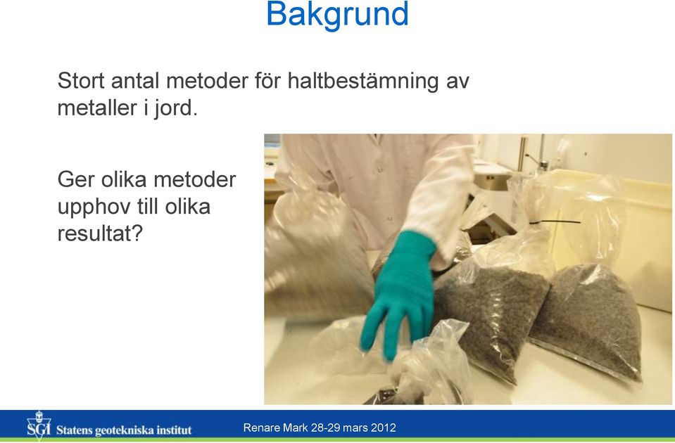metaller i jord.