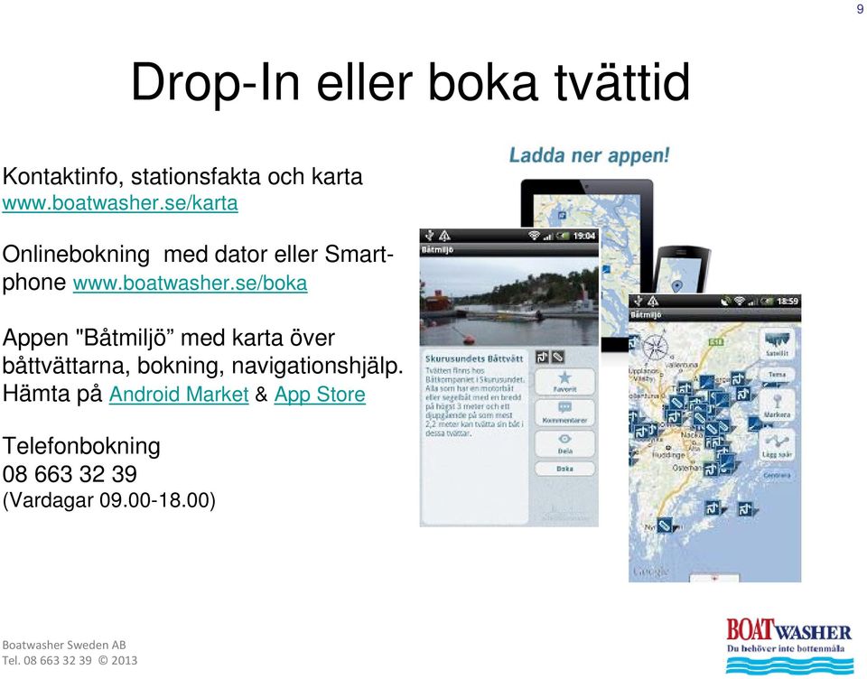 se/karta Onlinebokning med dator eller Smartphone www.