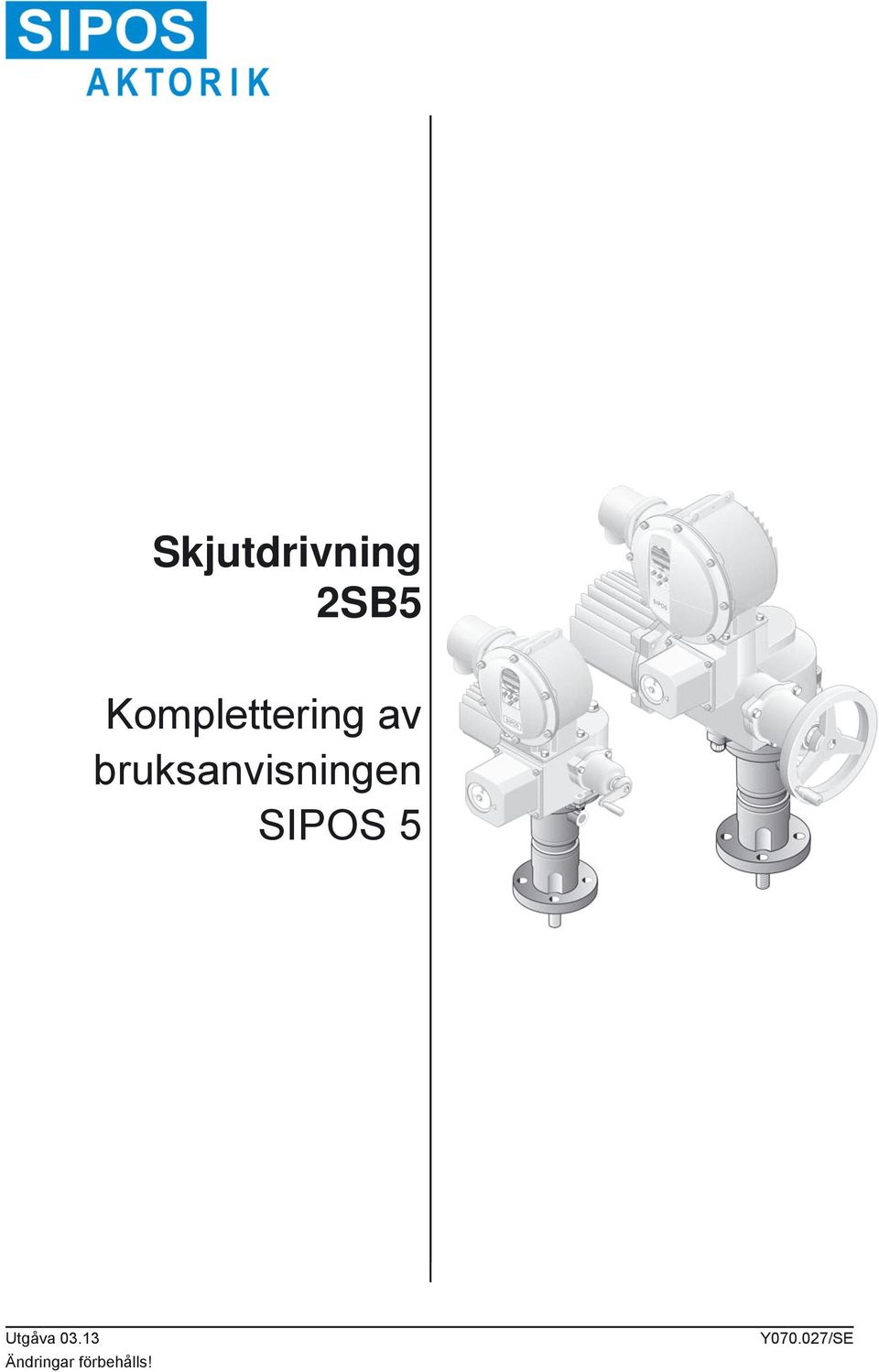 bruksanvisningen SIPOS