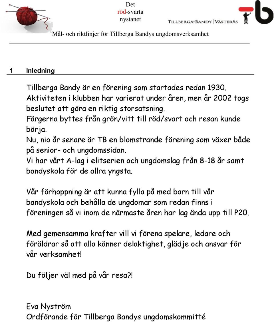 Vi har vårt A-lag i elitserien och ungdomslag från 8-18 år samt bandyskola för de allra yngsta.