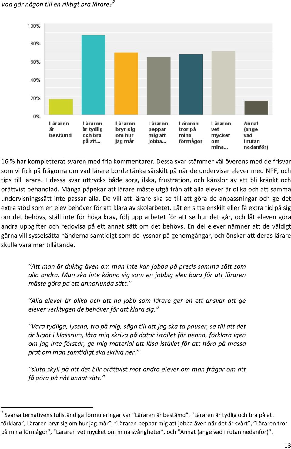 I dessa svar uttrycks både sorg, ilska, frustration, och känslor av att bli kränkt och orättvist behandlad.