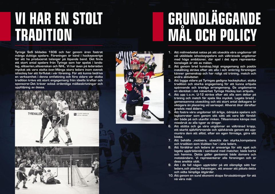 Vi har även på ledarsidan mycket att vara stolta över.många stora ledare inom svensk ishockey har ett förflutet i vår förening.