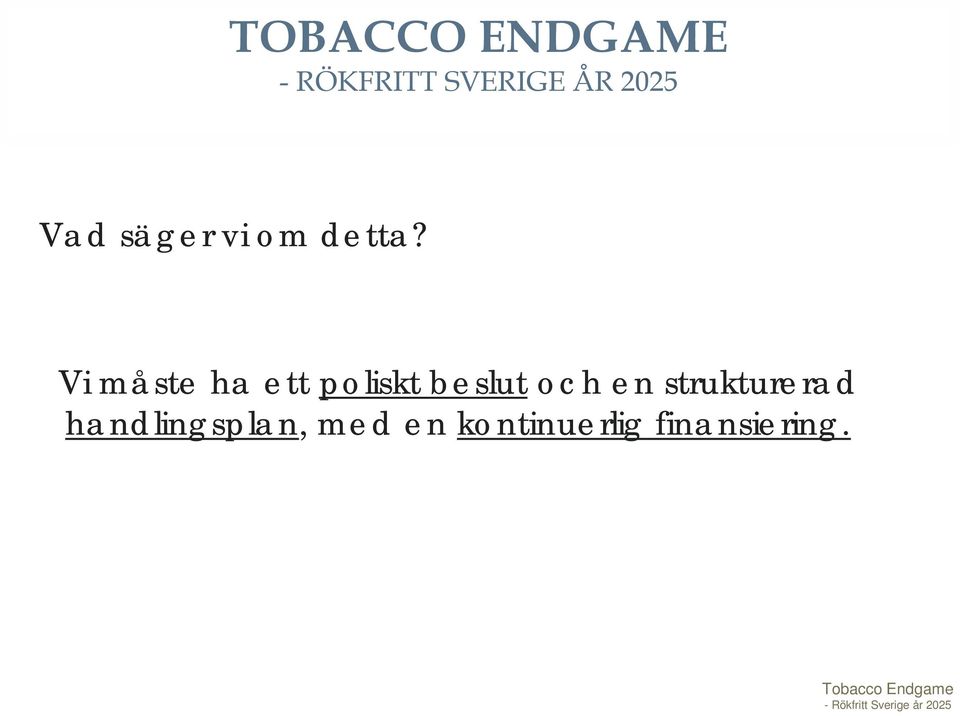 och en strukturerad