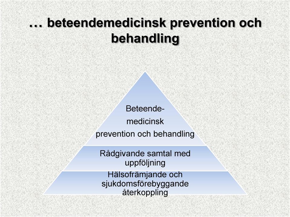 uppföljning Hälsofrämjande och
