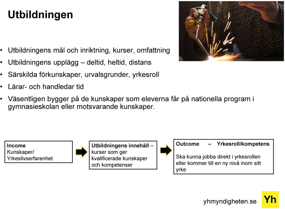 program i gymnasieskolan eller motsvarande kunskaper.