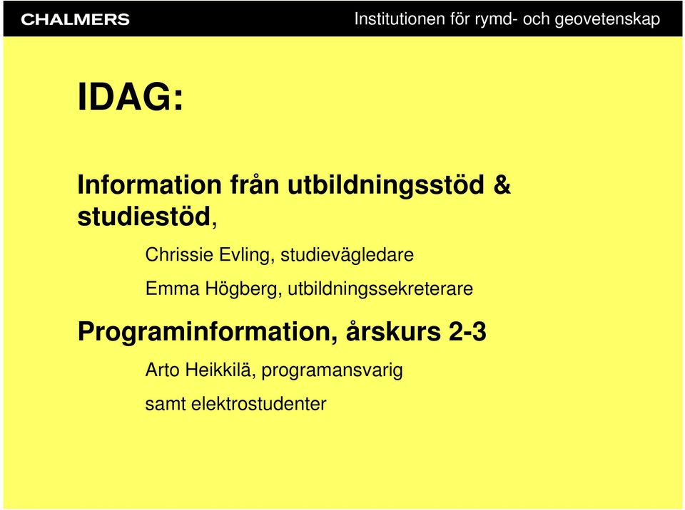 studievägledare Emma Högberg, utbildningssekreterare