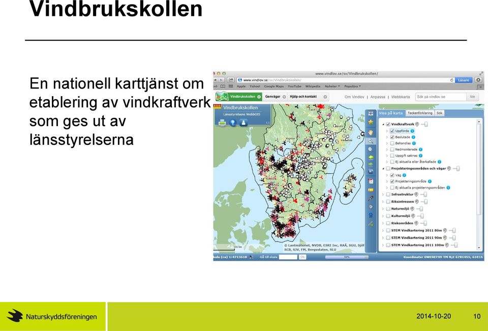 vindkraftverk som ges ut av