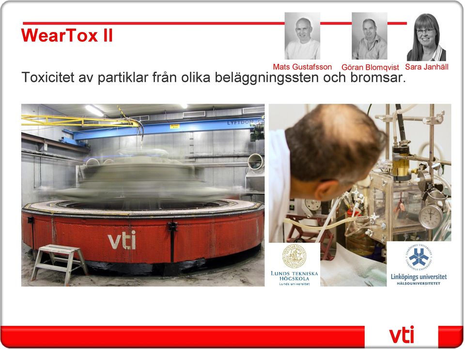 Toxicitet av partiklar från