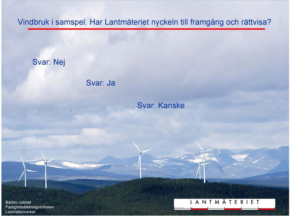 till framgång och