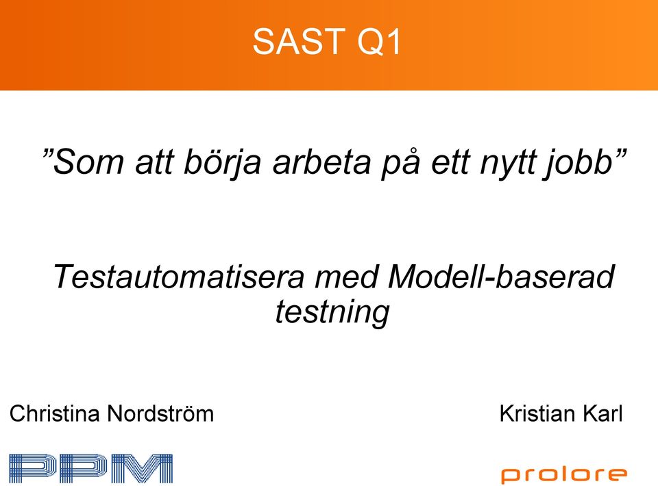 Testautomatisera med