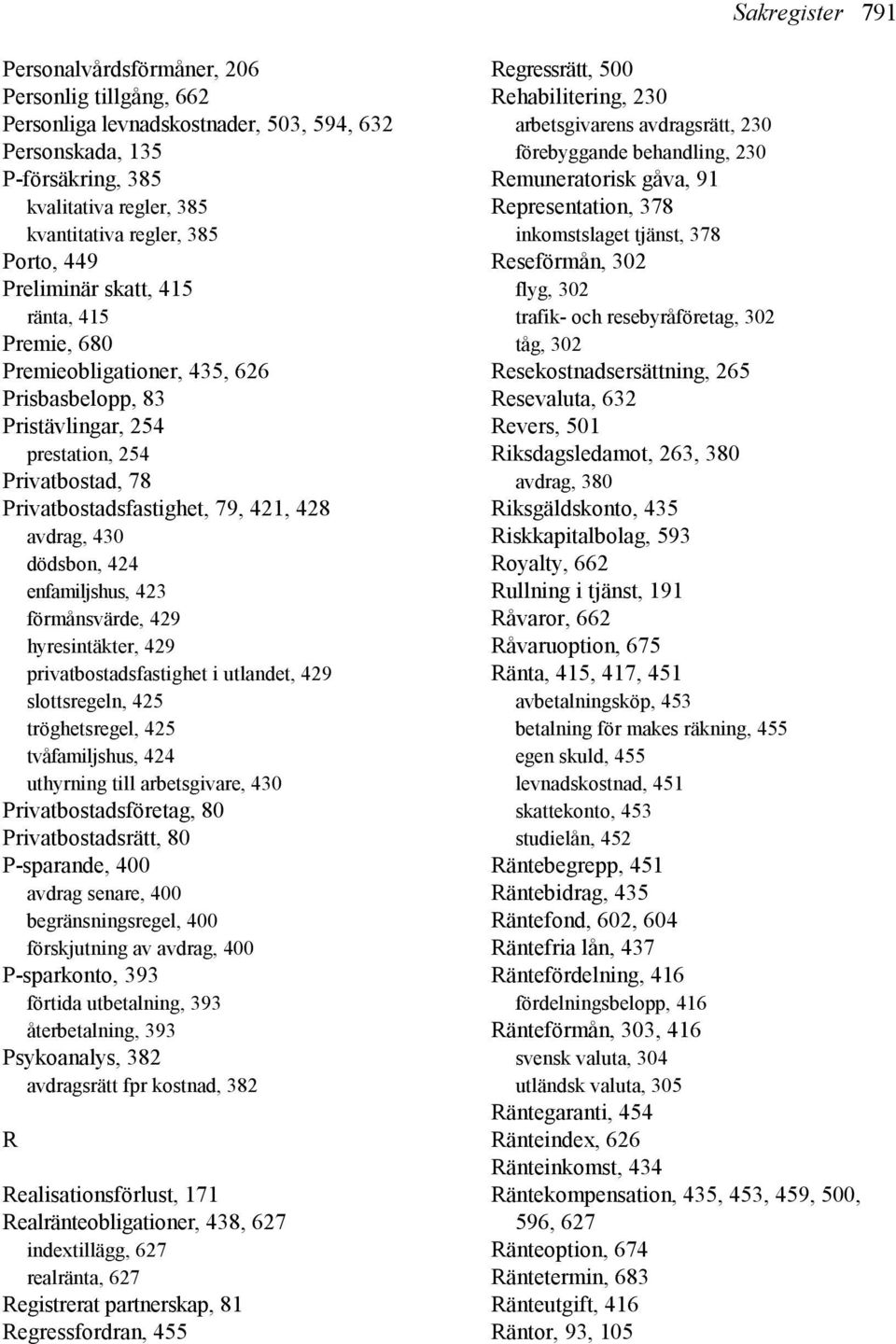 430 dödsbon, 424 enfamiljshus, 423 förmånsvärde, 429 hyresintäkter, 429 privatbostadsfastighet i utlandet, 429 slottsregeln, 425 tröghetsregel, 425 tvåfamiljshus, 424 uthyrning till arbetsgivare, 430