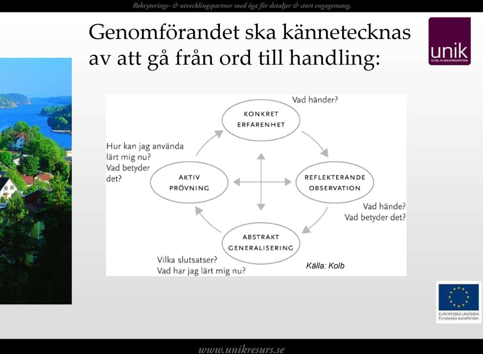 att gå från ord