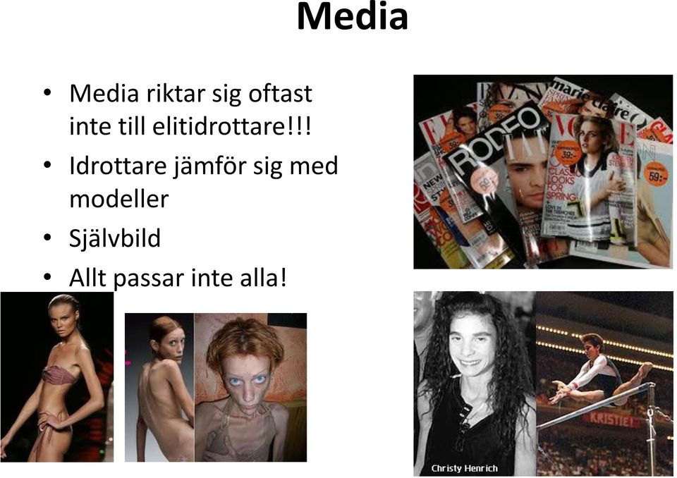 !! Idrottare jämför sig med