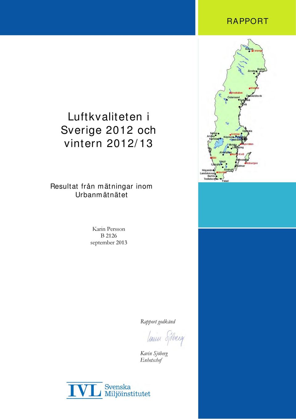Urbanmätnätet Karin Persson B 2126