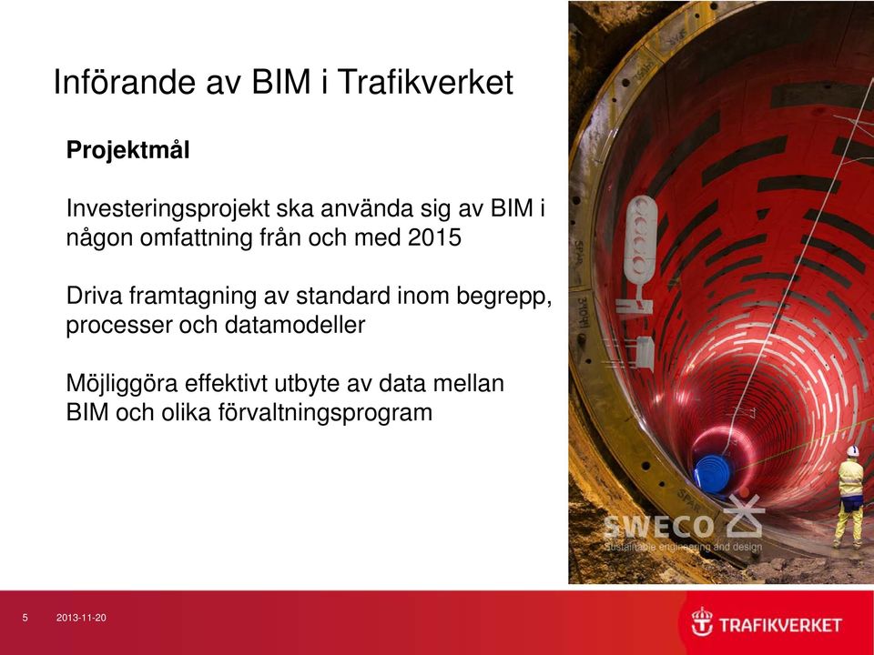 framtagning av standard inom begrepp, processer och datamodeller