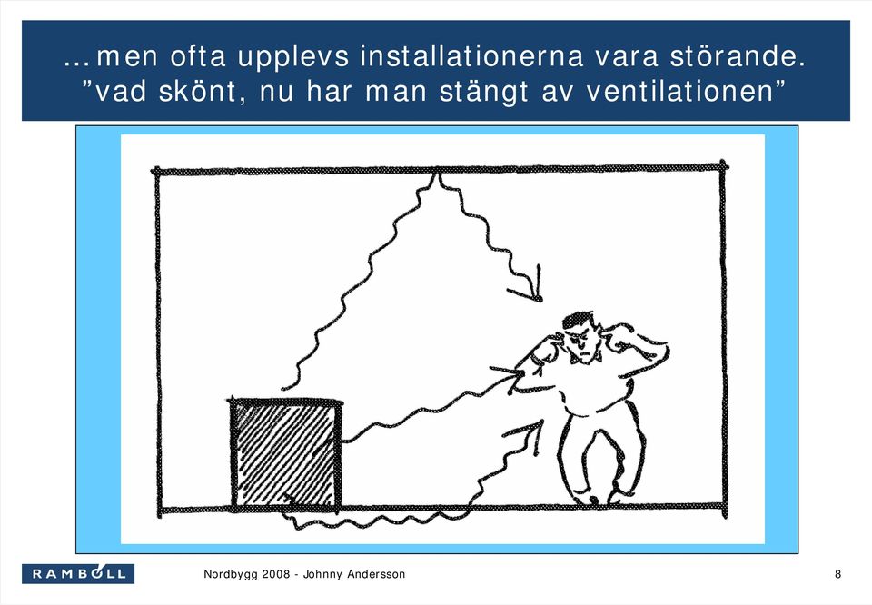 störande.