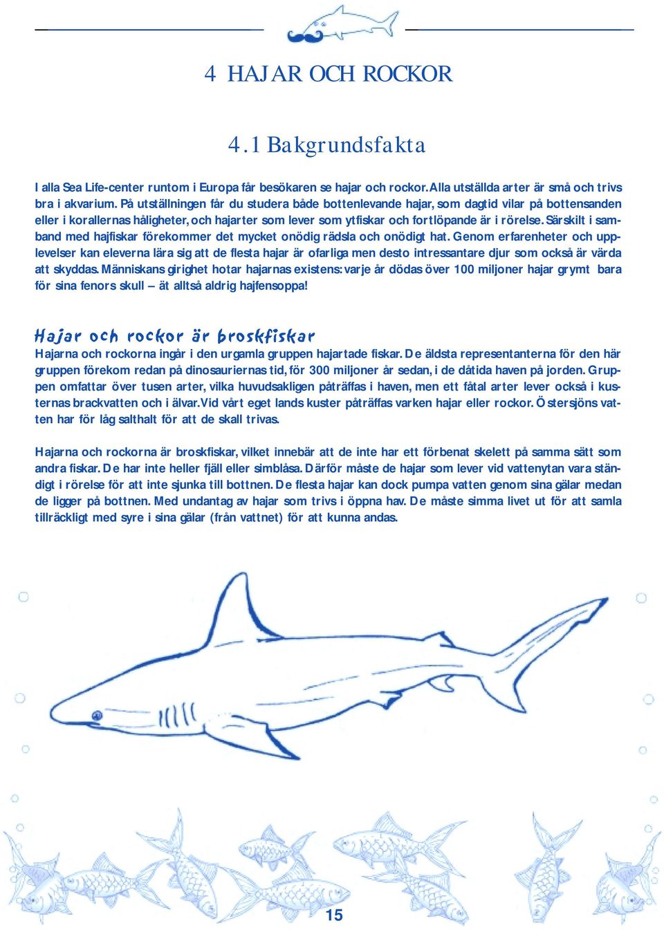 Särskilt i samband med hajfiskar förekommer det mycket onödig rädsla och onödigt hat.