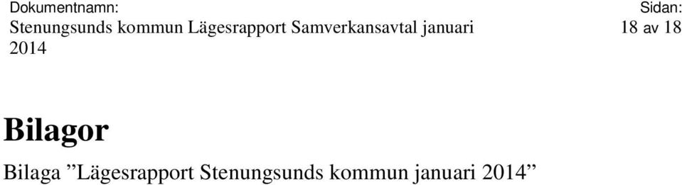Lägesrapport