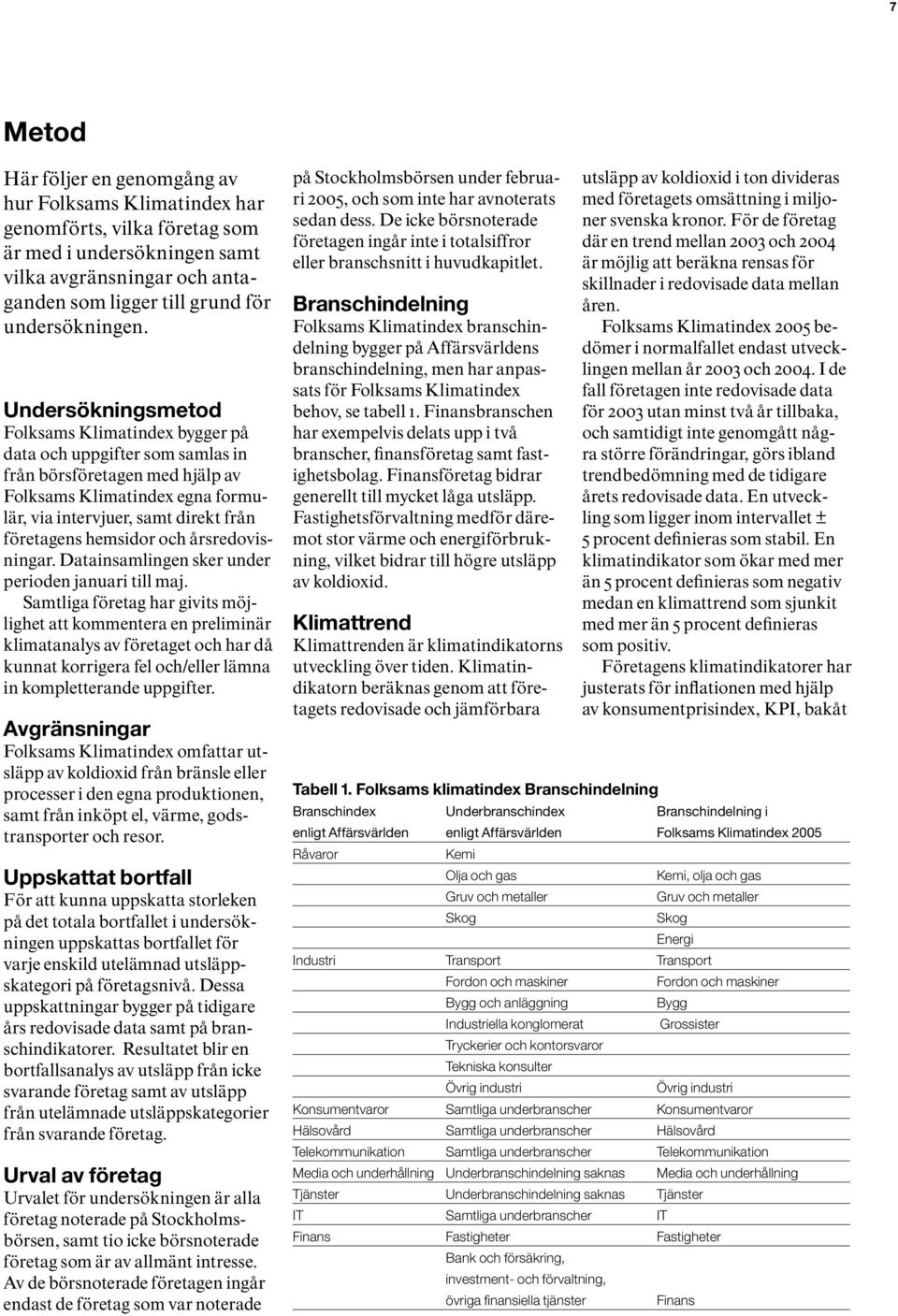 hemsidor och årsredovisningar. Datainsamlingen sker under perioden januari till maj.