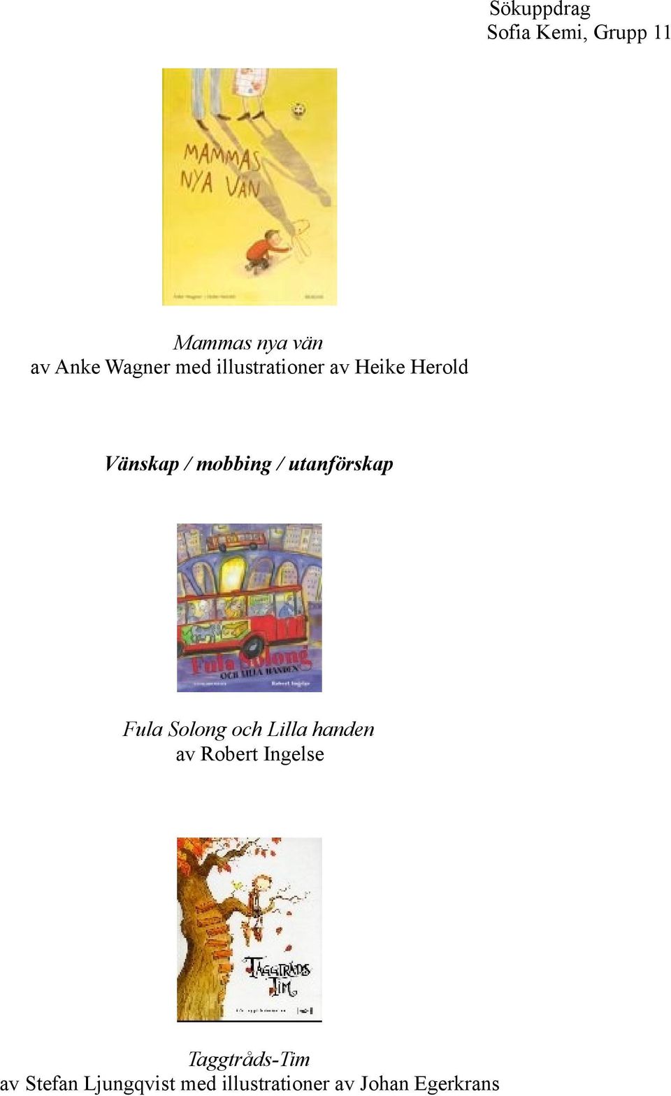 Solong och Lilla handen av Robert Ingelse