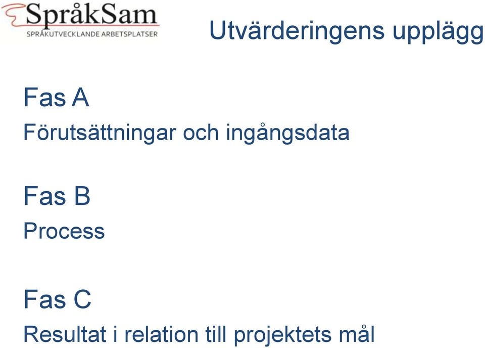 ingångsdata Fas B Process Fas