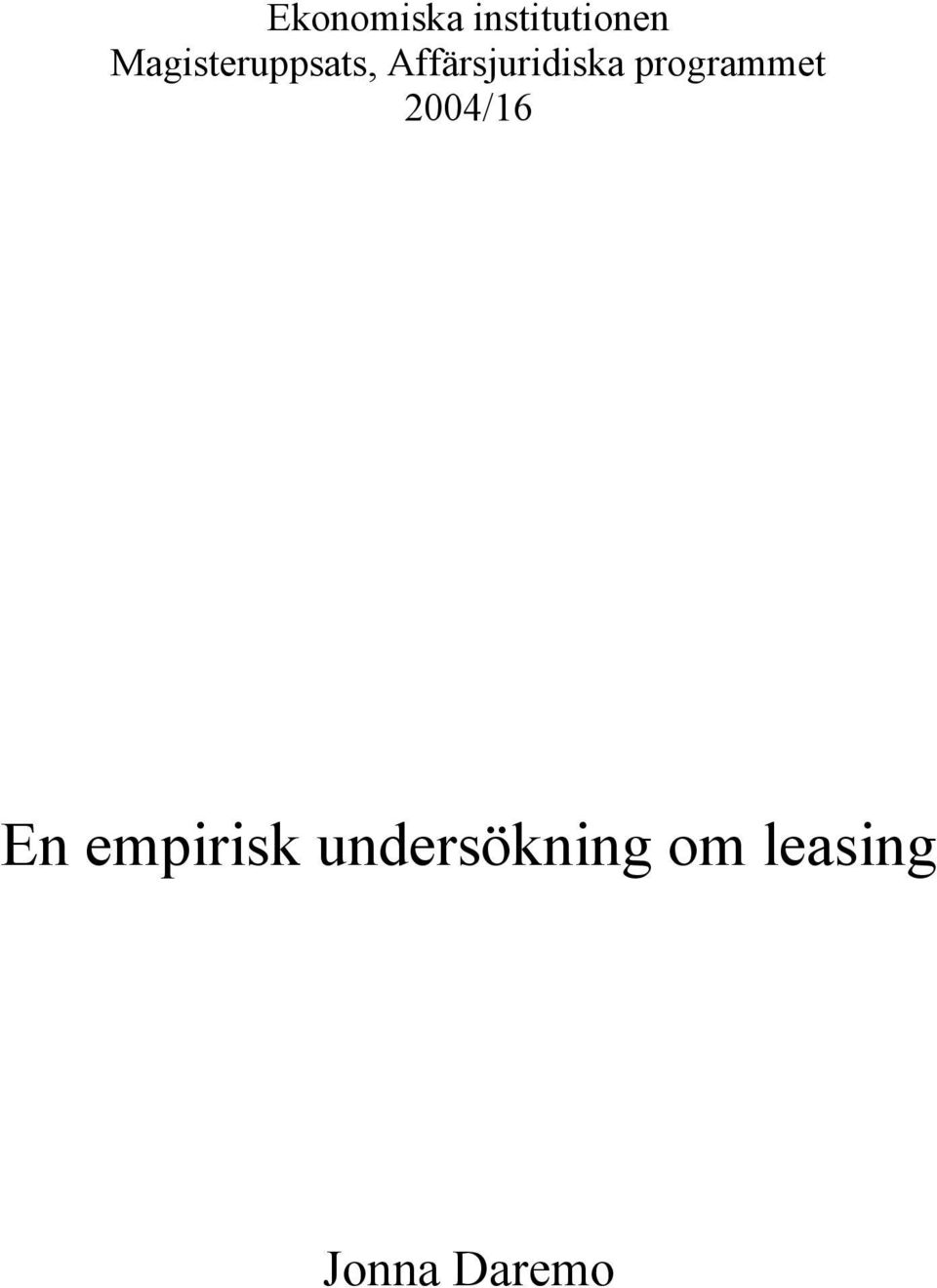 Affärsjuridiska programmet